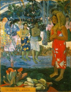 メアリーの雨です 作： Paul Gauguin